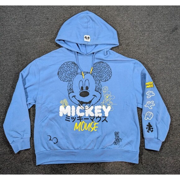 Disney Mickey Mouse Womens XXL (19) Graphic Hoodie Pullover Sweatshirt Hooded - Picture 2 of 6